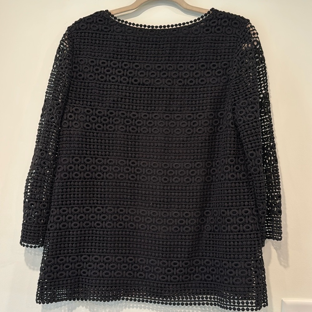 Talbots Crocheted Top - Picture 4 of 5